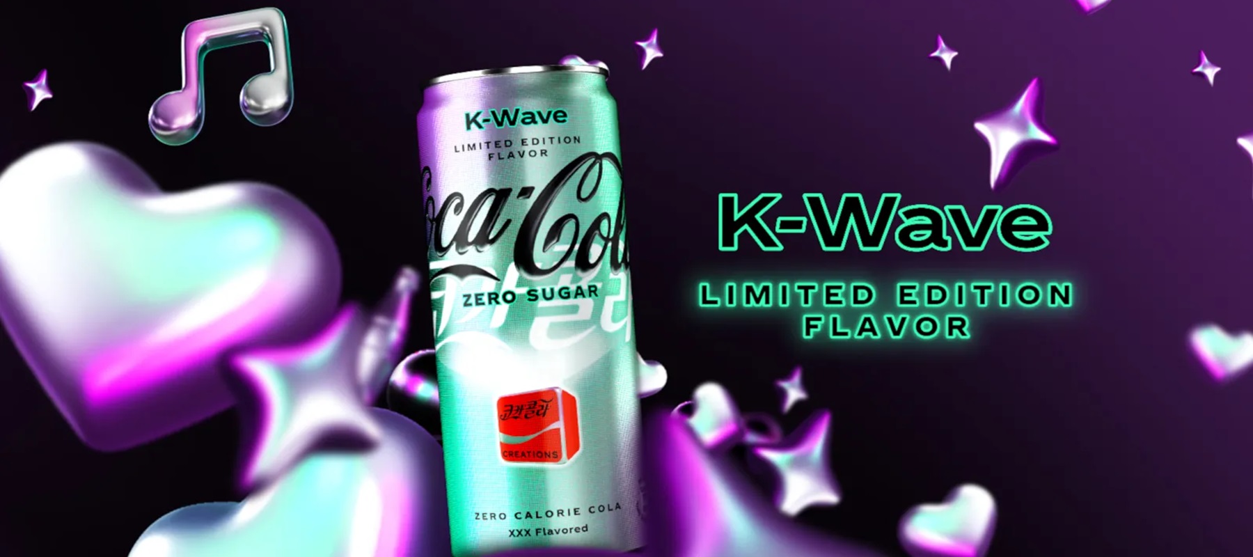 Coca-Cola Creations celebrates K-pop with limited-edition zero sugar drink